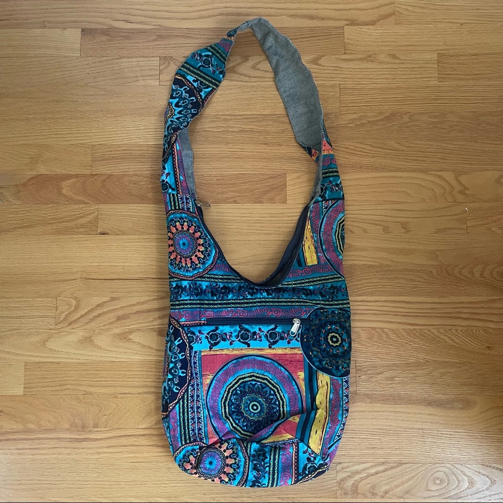 HIPPIE Boho Crossbody Sack Bag 🌻🍃